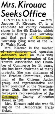 Superior Shores Resort (Johnsons Motel & Resort) - May 1972 Article (newer photo)